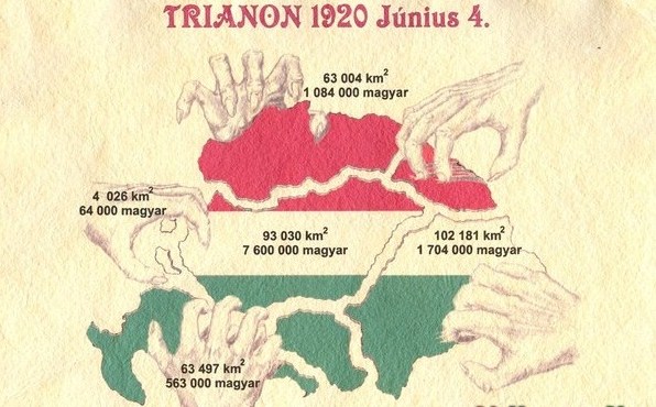 В Угорщині згадують річницю роз'єднання країни після Тріанонського договору