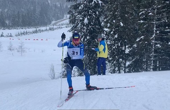 Десятиклассник из Тячевской области стал победителем Чемпионата Украины по лыжным гонкам
