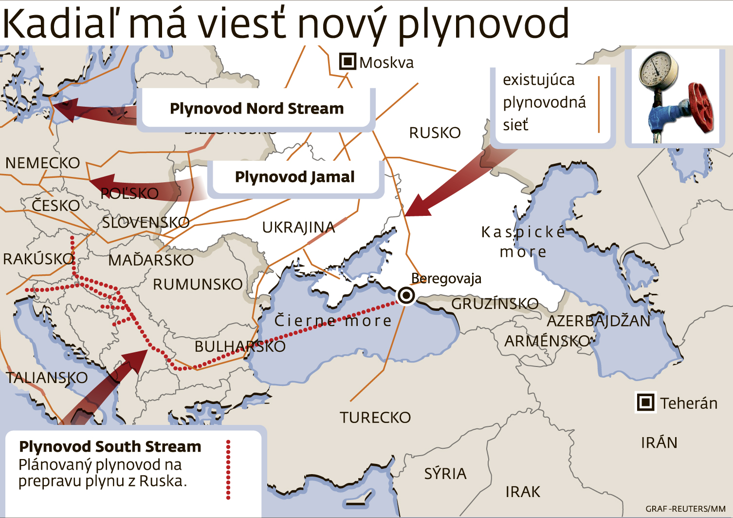 Угорщина пропонує відновити будівництво газогону «South Stream»