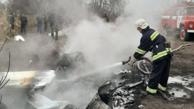 У Полтавській області близько 16:00 розбився гелікоптер 