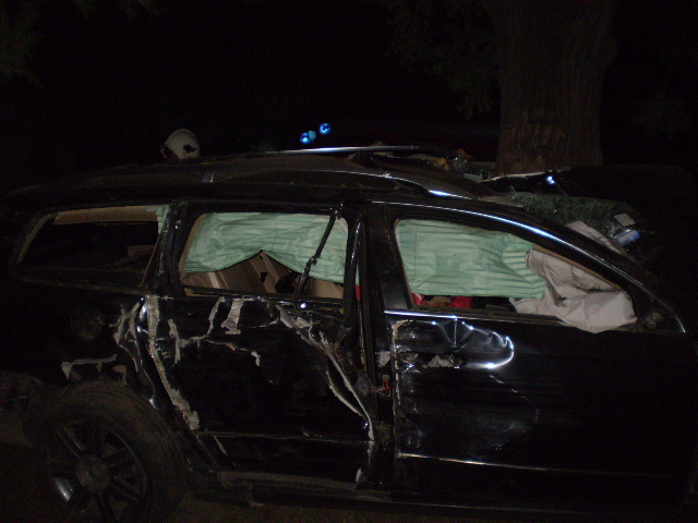 У нічній дорожньо-транспортній пригоді загинув водій та пасажир автомобіля.
