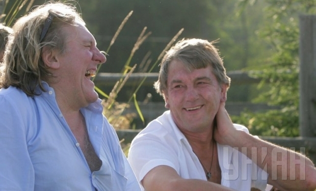 Ющенко заявив, що Депардьє раніше різко критикував Путіна  / ВІДЕО