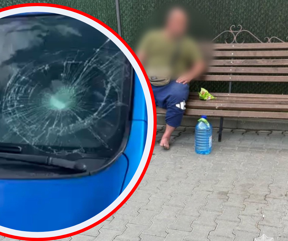 В Ужгороді невідомий серед білого дня пошкодив авто та зник (ФОТО)