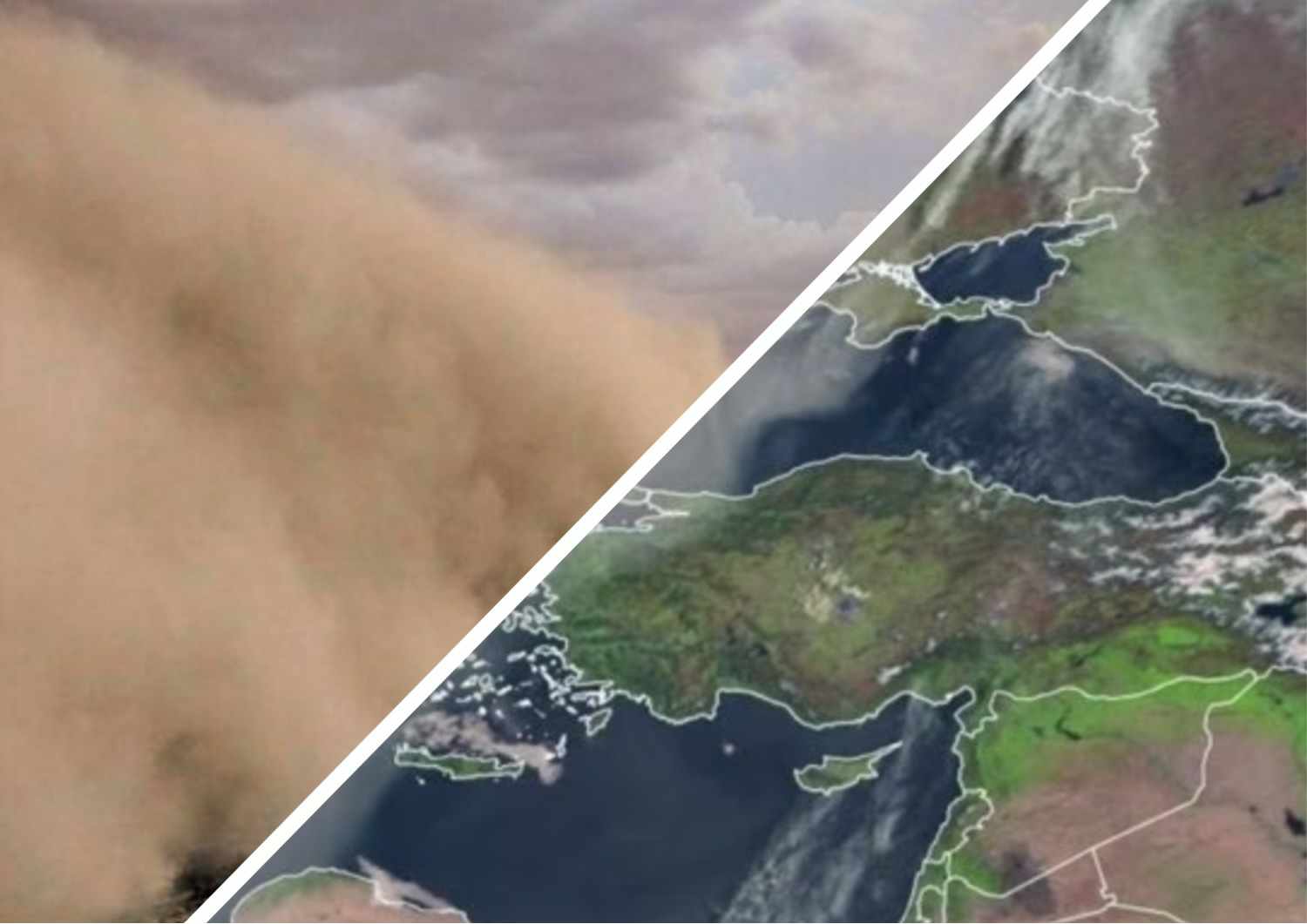 Ukrainians are warned about a powerful cloud of dust that pushes into the Ukraine from the Sahara.