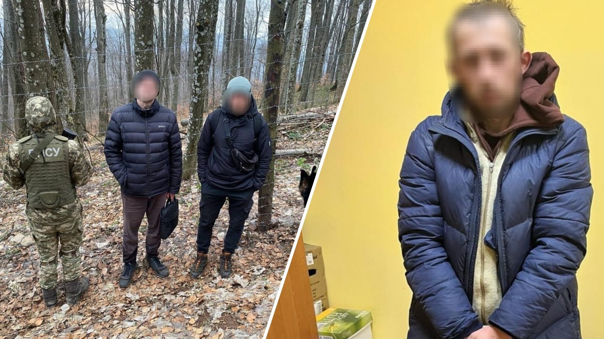 Over the past weekend, servicemen of the Chop detachment detained nine citizens of Ukraine who tried to illegally cross the Ukrainian-Slovak border.