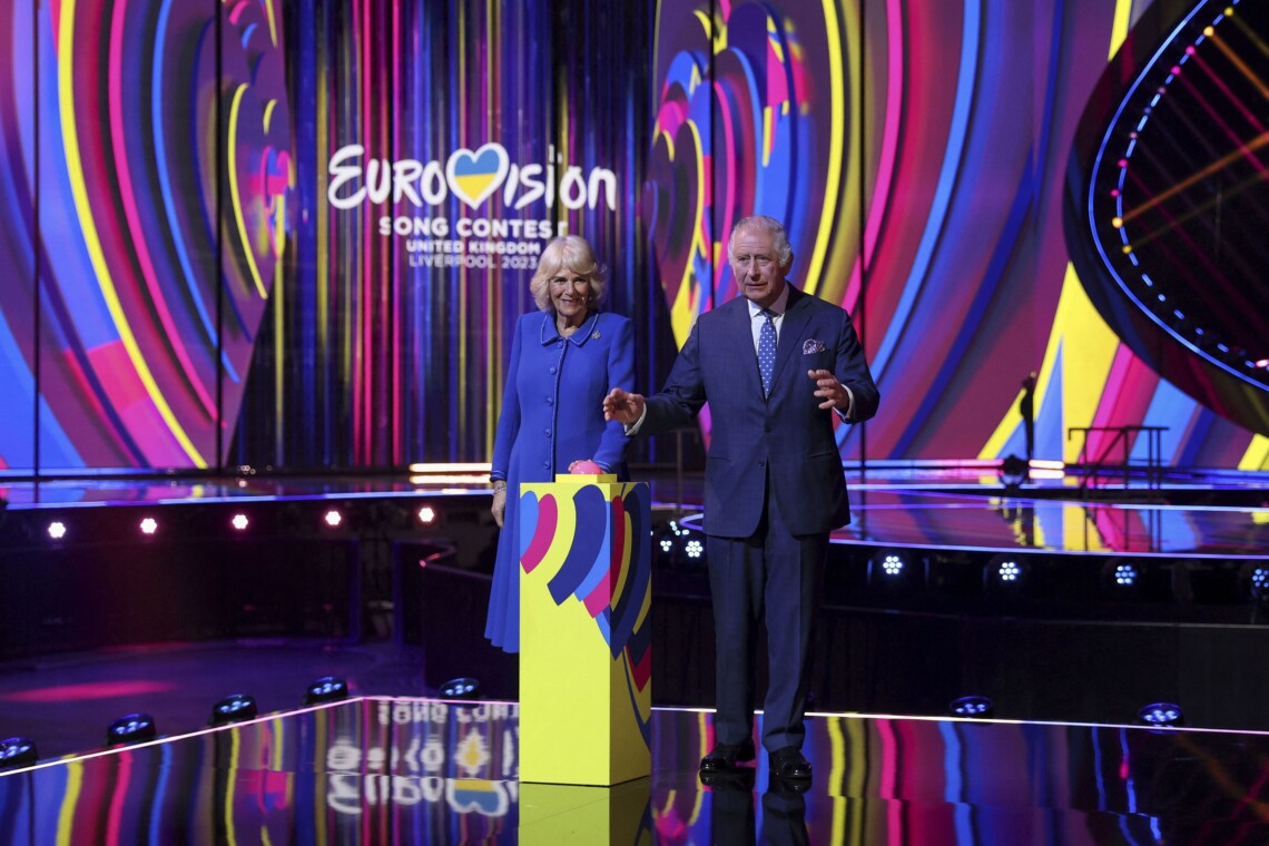 Король Чарльз та королева Камілла відкрили сцену «Євробачення-2023».