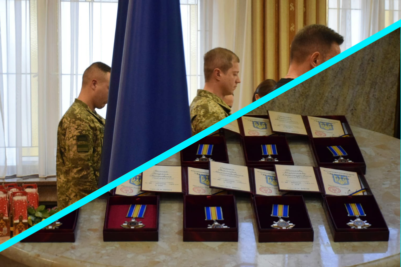 Десятеро прикордонників були нагороджені орденом «За мужність» ІІІ ступеня (посмертно).
