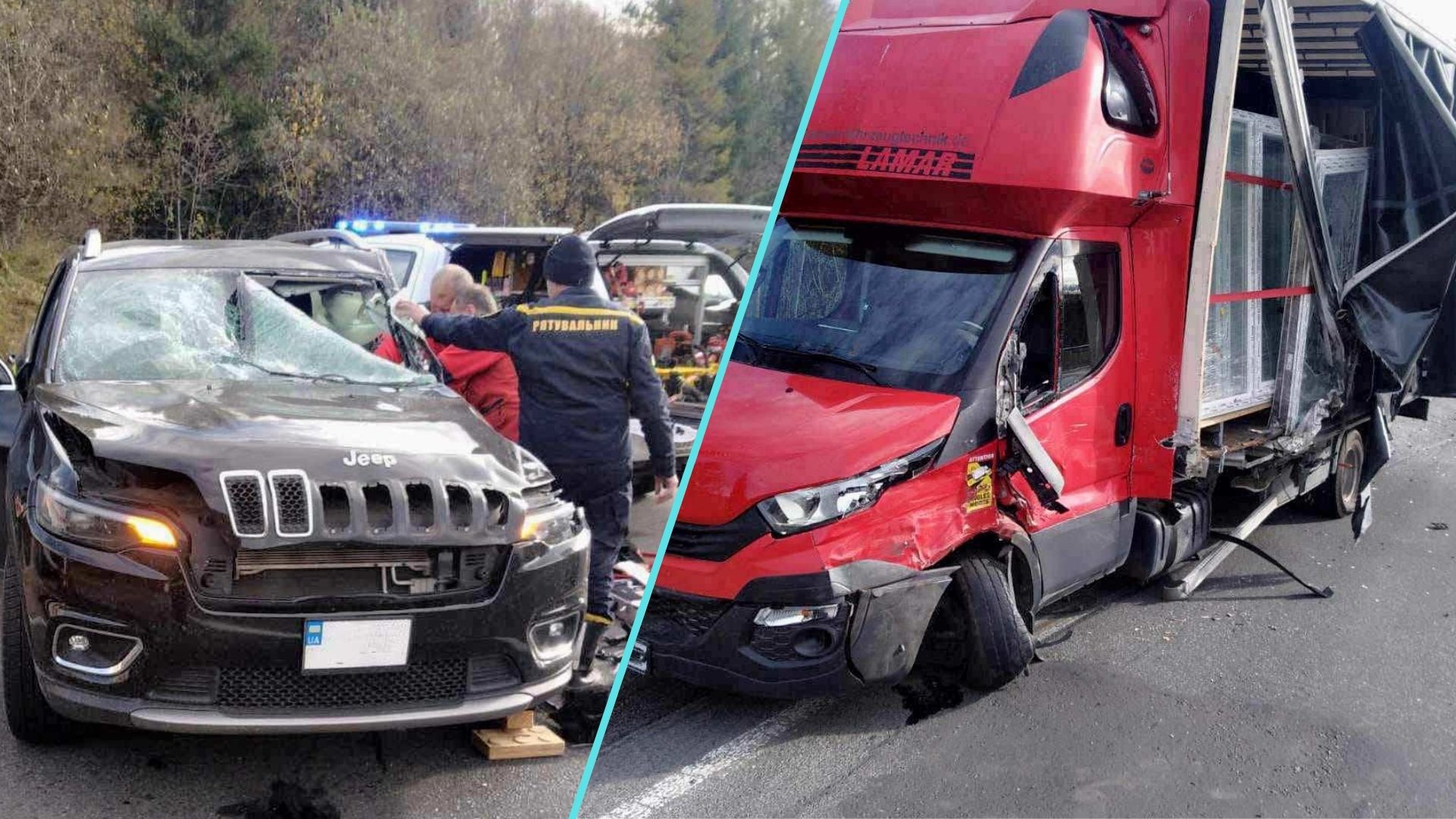 Моторошна ДТП на Закарпатті: рятувальники деблокували постраждалого водія з металевої "пастки" (ФОТО)