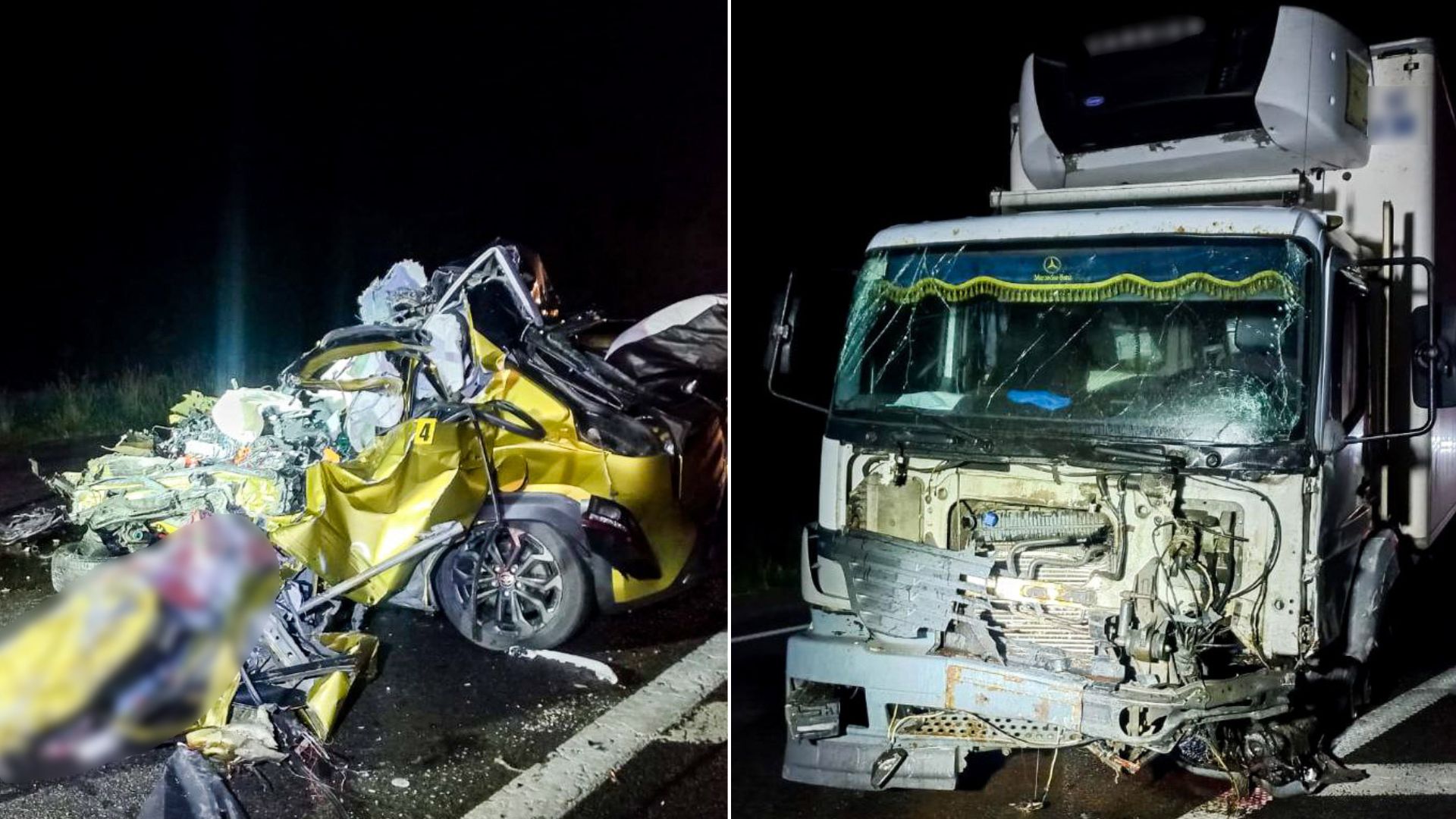 Смертельна аварія на трасі "Київ–Чоп": 37-річна водійка "Toyota" не вижила після зіткнення з фургоном "Mercedes-Benz" (ФОТО)