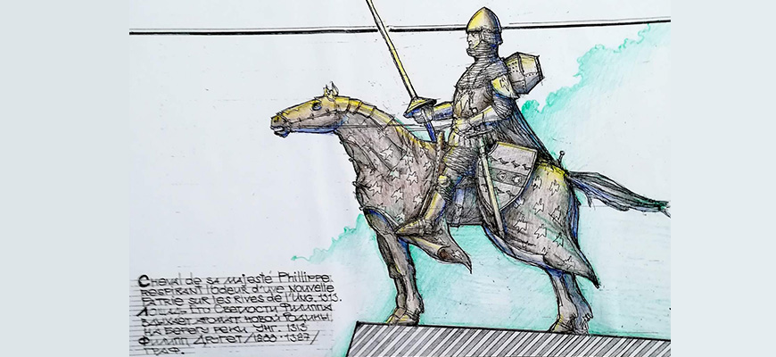 В Ужгороде никогда не было конных памятников – то ли не было героя, подходящего для такого образа, или денег на реализацию, или, возможно, подходящего места для установки. 