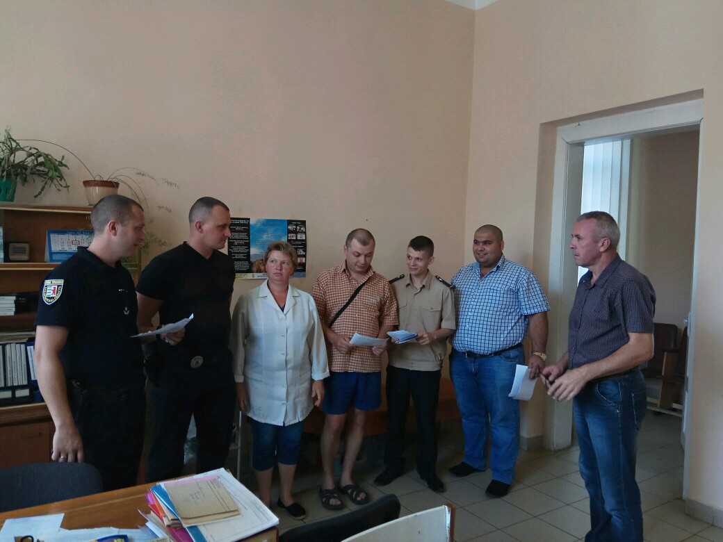 17 августа виноградівські спасатели провели отработку в одной из крупнейших сельских советов Виноградовщины - Фанчиківській.
