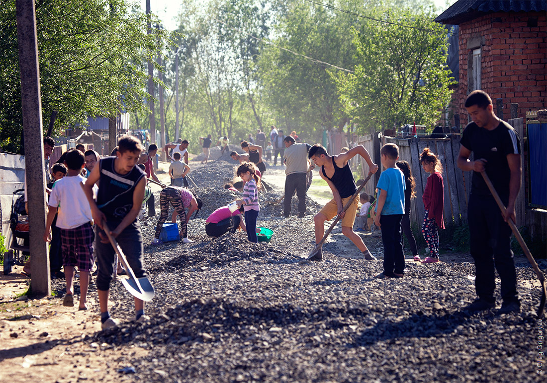 Ромы Закарпатья. Село Чомонин Закарпатская область.