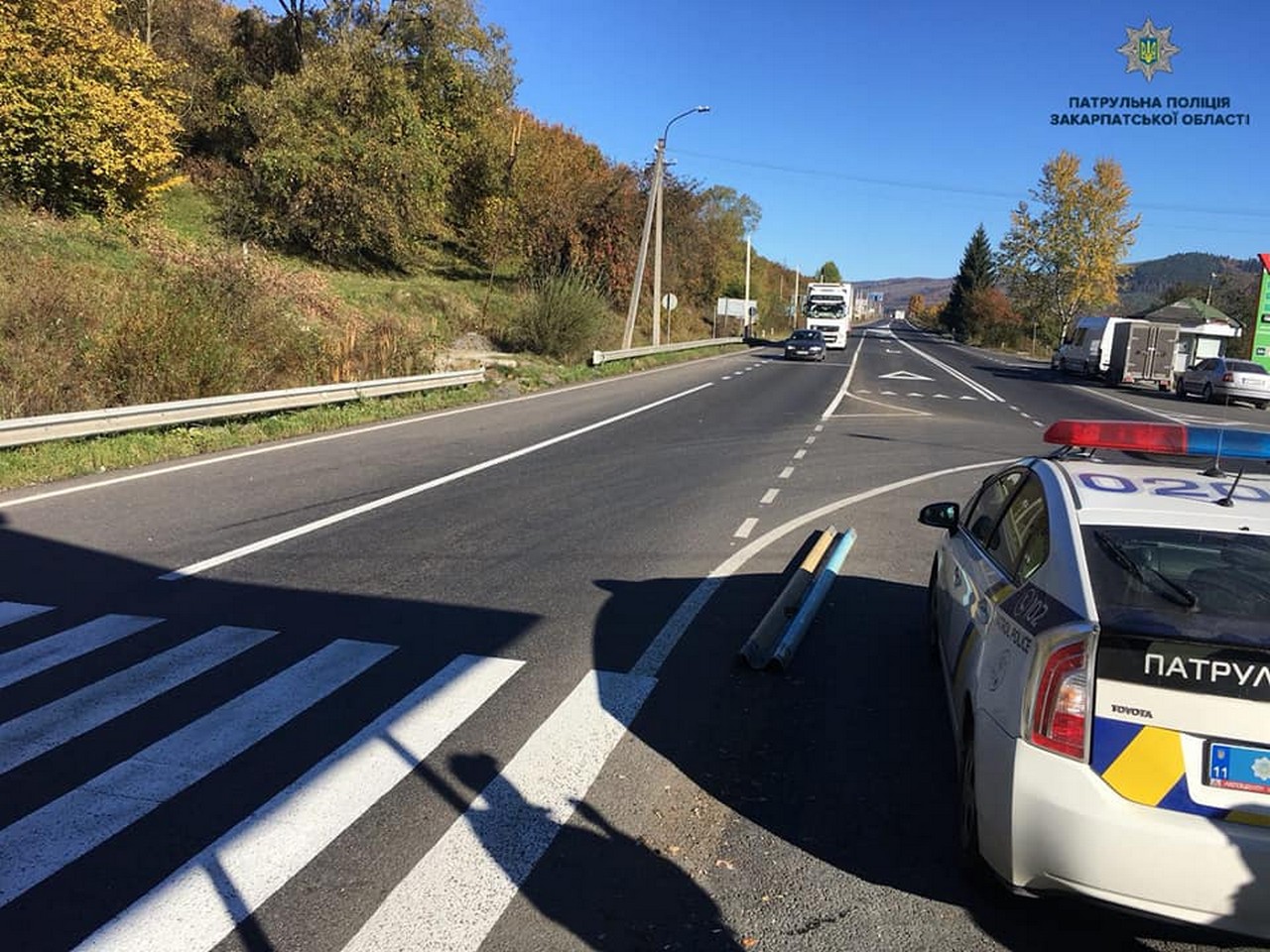 Сьогодні вранці, 11 жовтня, у Воловецькому районі перекрили трасу 