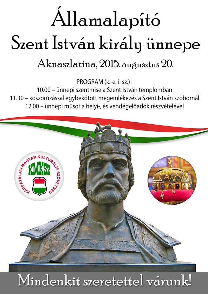 Це свято на честь Святого Короля Іштвана, засновника угорської держави.
