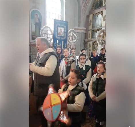 Відео свята з церкви опублікували в Фейсбуці.