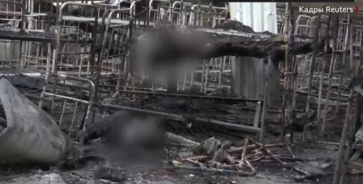 З'явилось шокуюче відео наслідків вибуху в Оленівці


