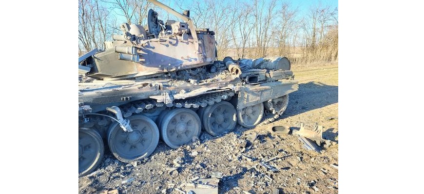 128 окрема гірсько-штурмова бригада знищила основний бойовий танк російської армії, широко розрекламований і розхвалений Т-90 «Владімір».