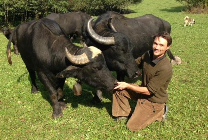 Ради разведения редких буйволов Мишель Якоби поселился в закарпатской глубинке и выучил местный диалект.