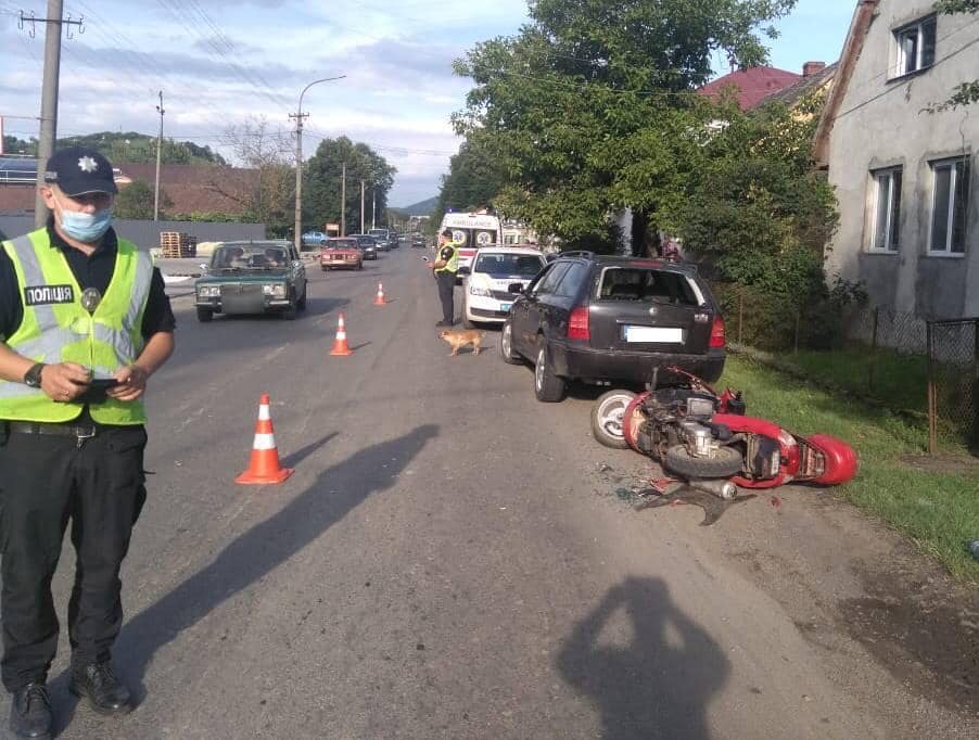 Вчера, 8 июля, около 19.00 в полицию Перечина поступило сообщение о ДТП с пострадавшими на ул.Ужгородской.

