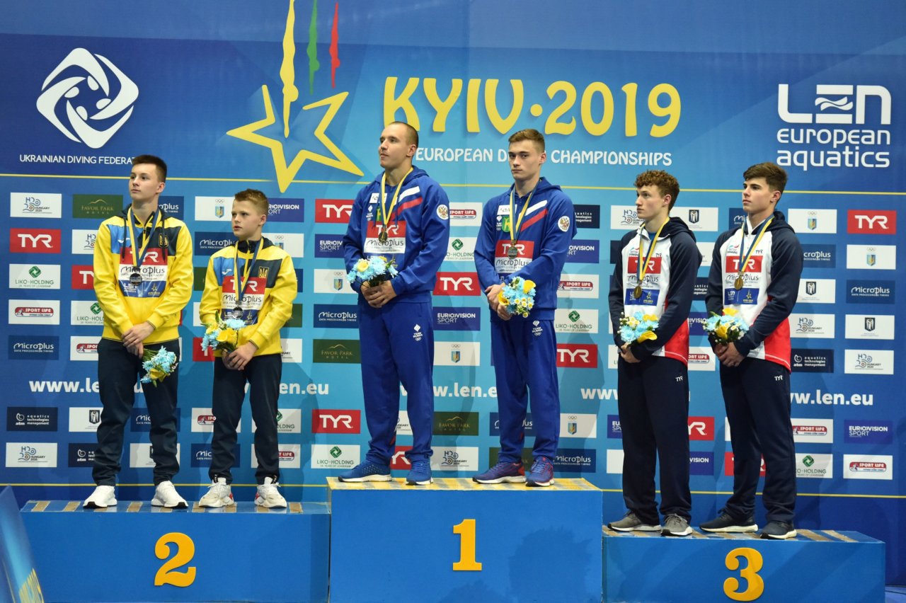 3-річний українець виборов срібну медаль чемпіонату Європи зі стрибків у воду