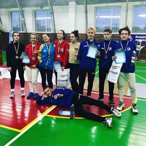 Закарпатські фехтувальники привезли додому медалі з чемпіонату України