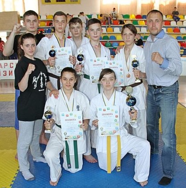 Закарпатські спортсмени посіли призові місця на відкритому чемпіонаті України з кіокушинкайкан карате