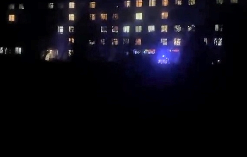 Про загоряння на території лікарні в Іршаві повідомляють очевидці