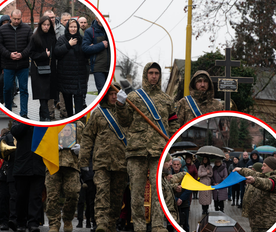 І навіть небо плакало: закарпатці провели в останню путь полеглого Героя (ФОТО)