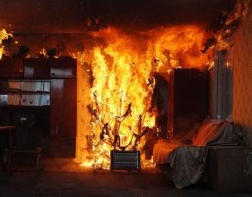 Ночью в Ужгороде сгорели две квартиры.