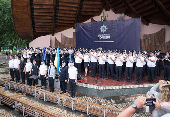 1 липня, в столиці відбувся конкурс поліцейських оркестрів України.