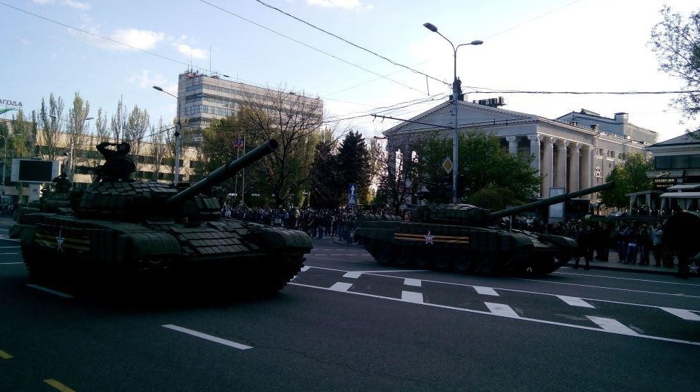 У Донецьку сьогодні відбулася репетиція військового параду 