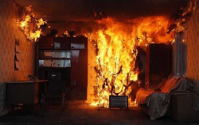 28 сентября в 10:06 пожар в доме отдыха в Рахове, на улице. Вильшинский.
