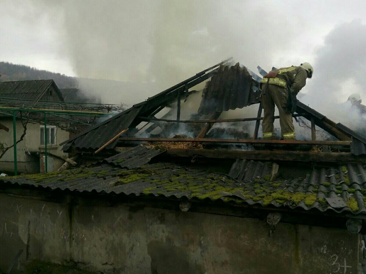 У селі Хижа горів хлів. Пожежу ліквідували виноградівські рятувальники.