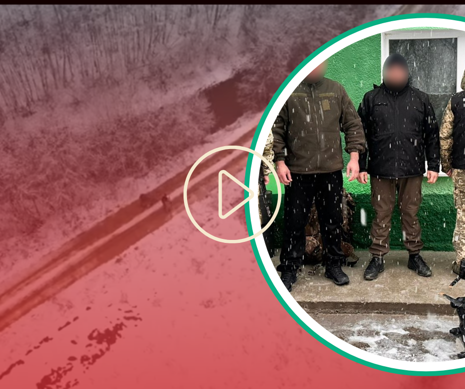 Хуртовина та мороз для них не страшні: прикордонники затримали порушників на важкодоступній ділянці кордону ( ВІДЕО/ФОТО)