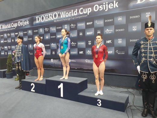 17-річна українка Діана Варінская викликала справжній фурор на етапі Кубка світу зі спортивної гімнастики, який пройшов в Хорватії.