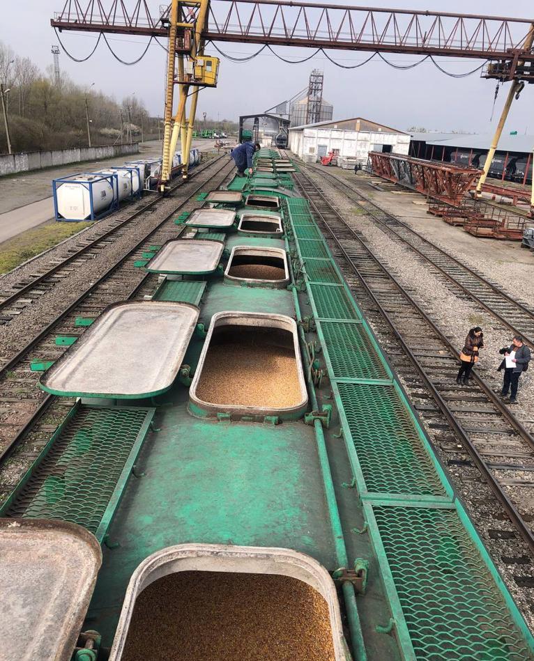 На митному посту «Чоп-залізничний» затримано 5 вагонів з понад 200 тоннами кукурудзи на мільйон гривень, яку намагалися вивезти за підробленими документами.