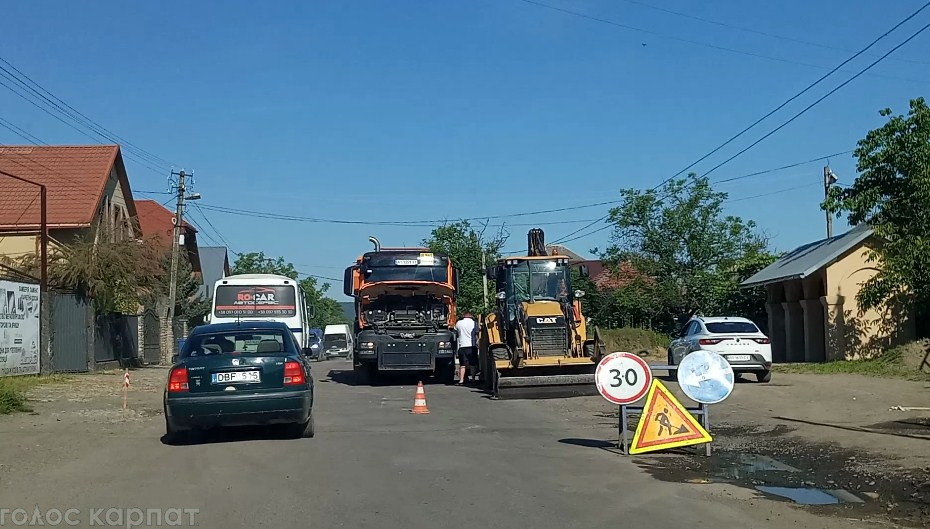 На дороге территориального значения Т0712 в Иршавском районе движение транспортных средств осложняется.
