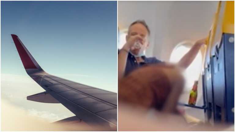 На борту самолета Ryanair пара занималась оральным сексом перед другими пассажирами во время полета. Однако влюбленные решили не вмешиваться и дали возможность закончить начатое.