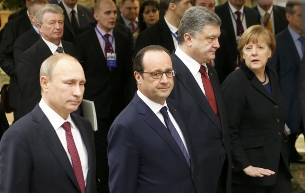 Лідери України, ФРН, Франції та Росії можуть обговорити ситуацію на Донбасі.

