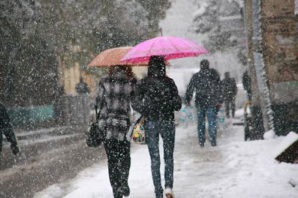 Штормовое предупреждение: днем 15-го января по Закарпатской области ожидается сильный снег и мокрый снег. Местами налипание мокрого снега.