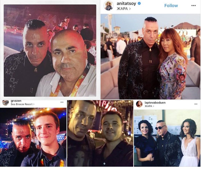 На соліста Rammstein в Баку накинулися російські зірки. Він просить про допомогу