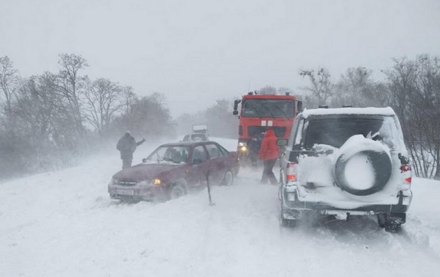 У суботу, 26 січня, на Західній Україні через погіршення погоди склалася небезпечна ситуація на дорогах. 