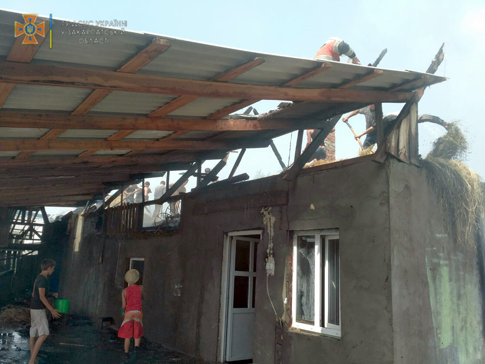 Вчора сталася пожежа в одноповерховому будинку, розташованому в с. Порошково Ужгородського району.