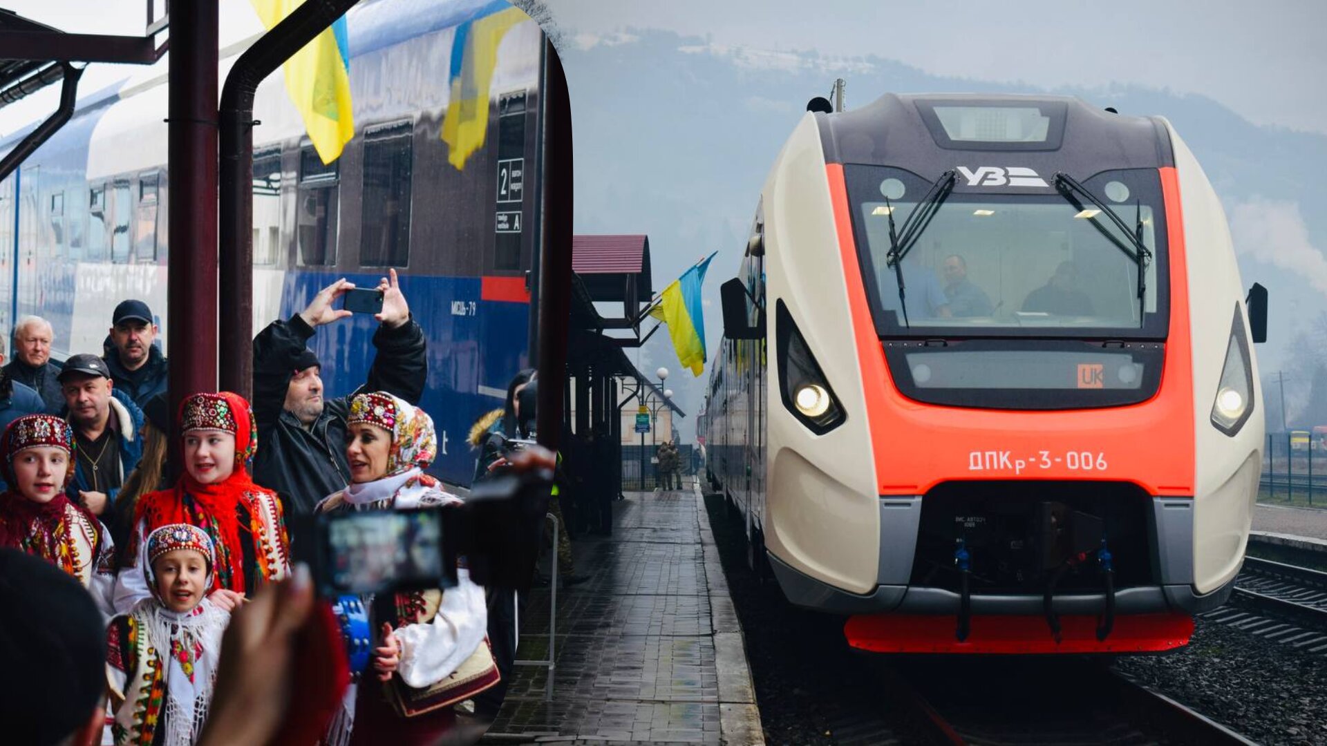 Сьогодні поїзд №753 Л, сполученням Рахів–Валя-Вішеулуй (Румунія) здійснив свій перший офіційний рейс.