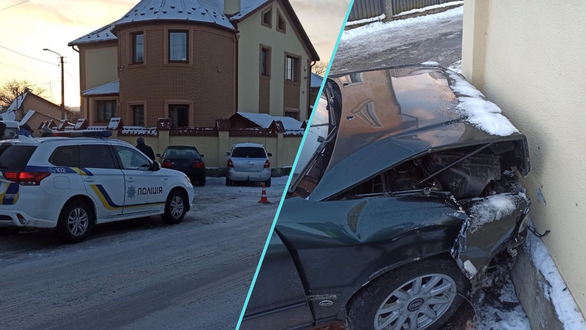 На Львівщині внаслідок автозіткнення травмована пасажирка «Ауді». Аварія сталася 29 листопада близько 14:30 на вулиці Івана Франка.