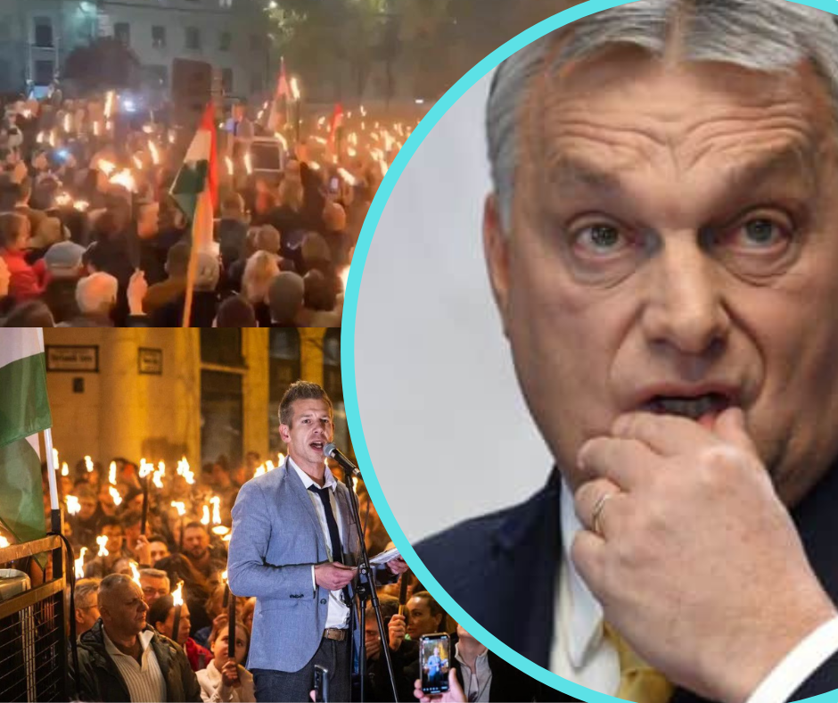Протесты в Венгрии начались после того, как лидер оппозиции Петер Мадьяр опубликовал аудиозапись о подкупе команды премьер-министра Венгрии Виктора Орбана.