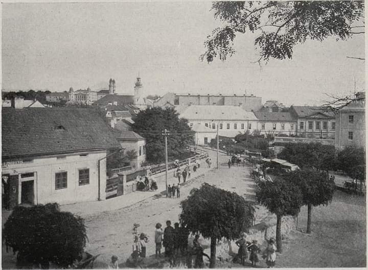Вид на Малий Уж та млин від жупанату на світлині 1907 року.