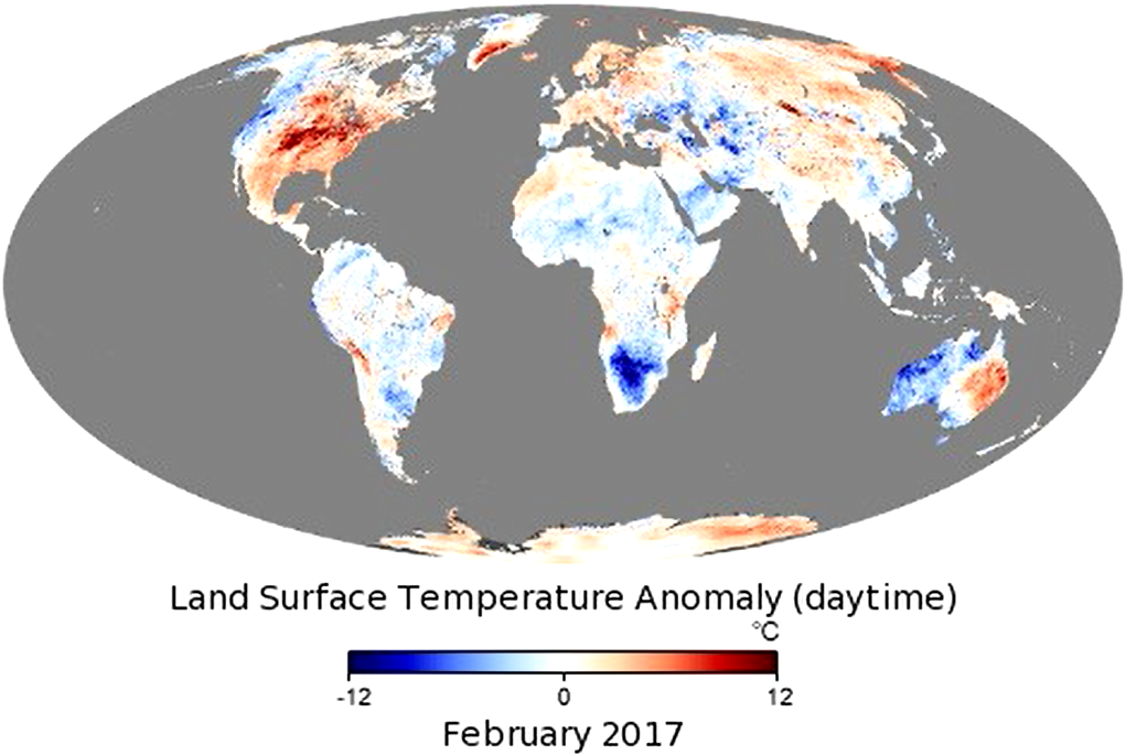 Вчені заначають, що теплі аномалії, які зберігаються на більшій частині земної кулі протягом багатьох років, можуть бути ознаками глобального потепління. 