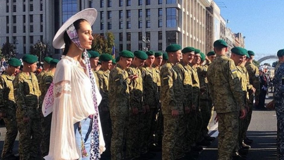 Музична "родзинка" від співачки із Закарпаття на Ході Гідності у Києві (ВІДЕО)