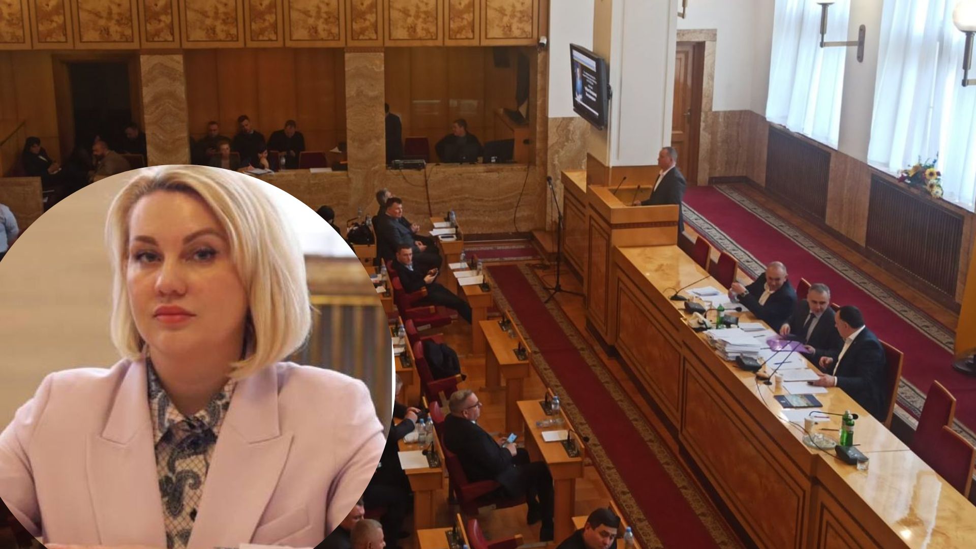 Депутати облради припинили повноваження заступниці голови Андріани Сушко.